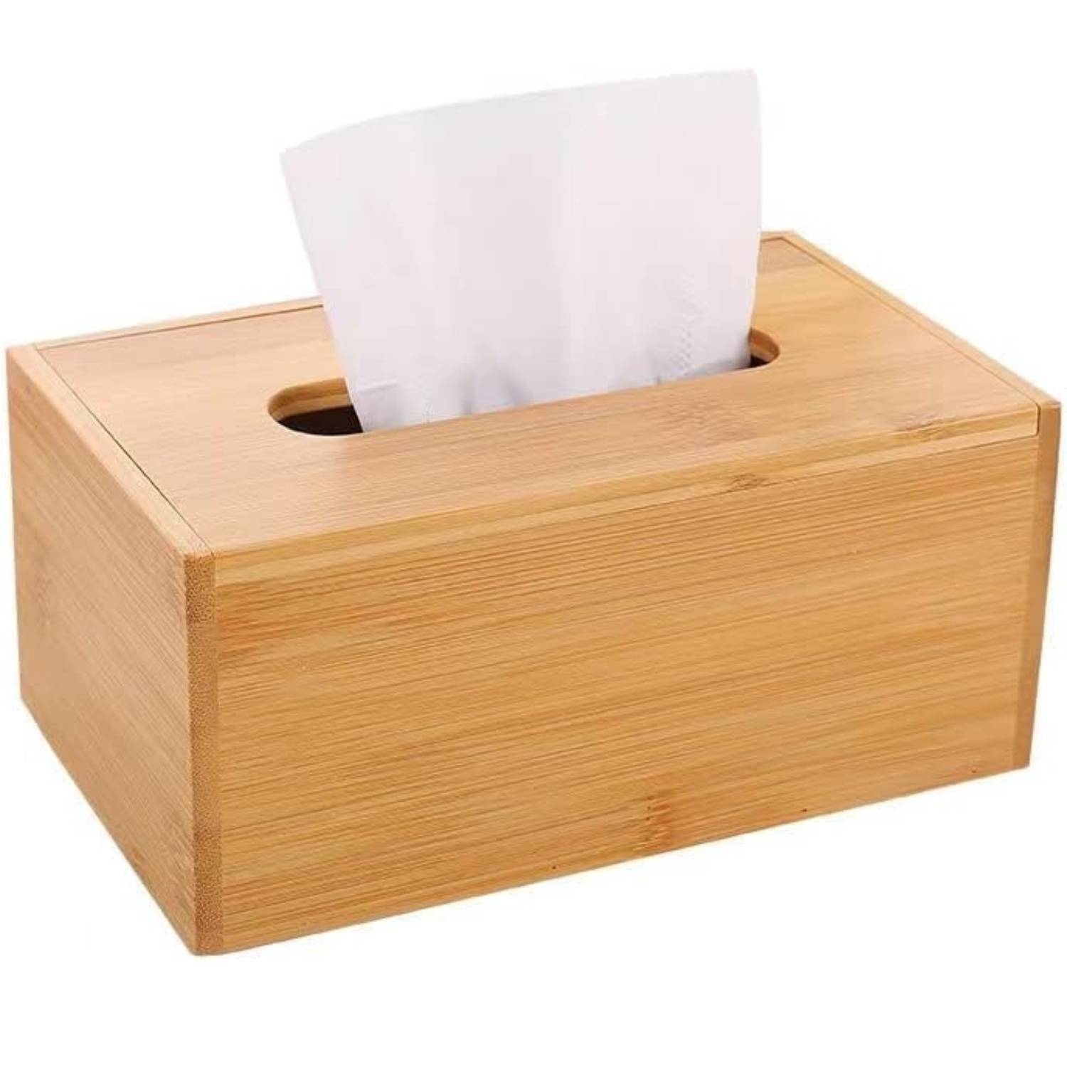 Bamboo Tissue Box Cover: image 8