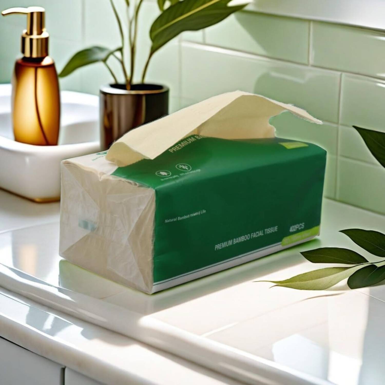 Bamboo Tissues, Bulk 12 Pack Box