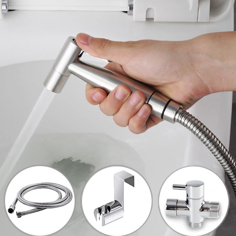 Stainless Steel Hand Held Bidet Sprayer Kit: image 9