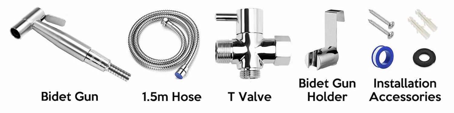 Stainless Steel Hand Held Bidet Sprayer Kit: image 11