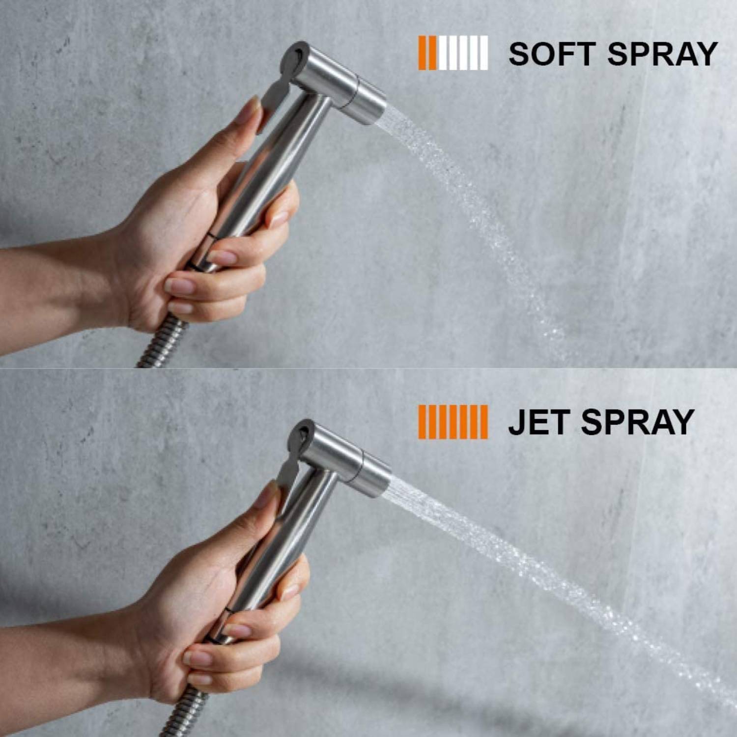 Stainless Steel Hand Held Bidet Sprayer Kit: image 13