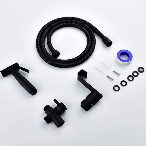 Black Hand Held Bidet Sprayer Kit: image 7