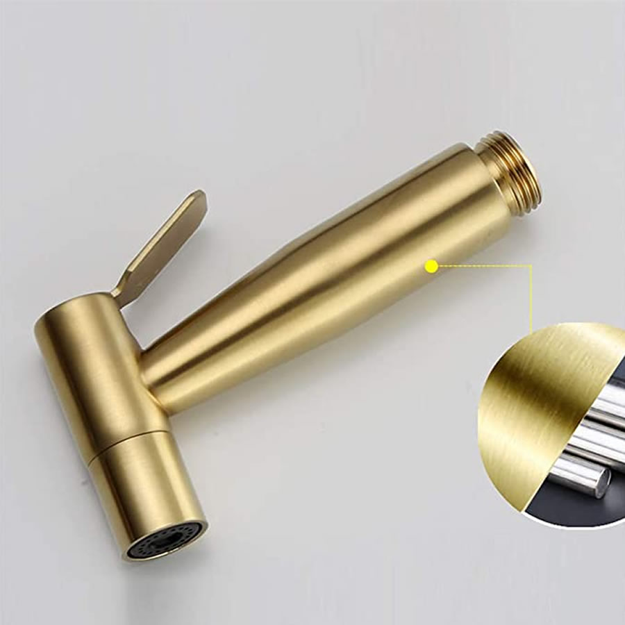 Gold Hand Held Bidet Sprayer Kit: image 3