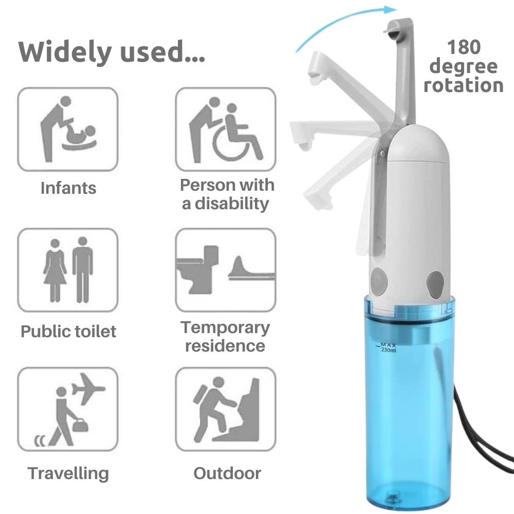 Rechargeable Portable Travel Bidet: image 7